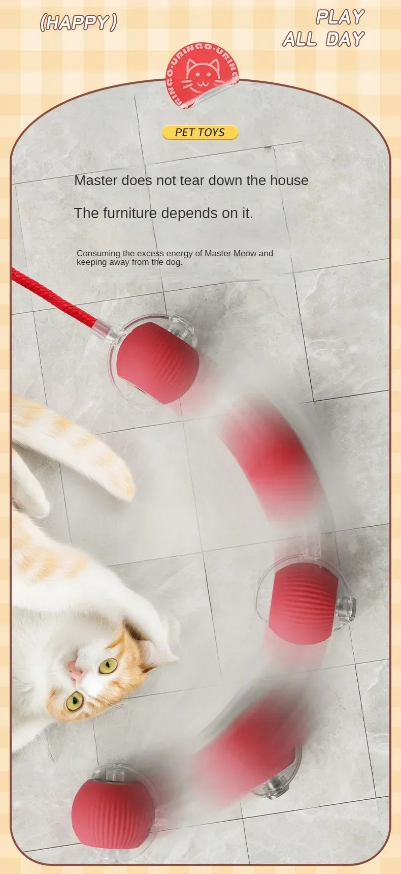 Cat / Small Dog Interactive Ball