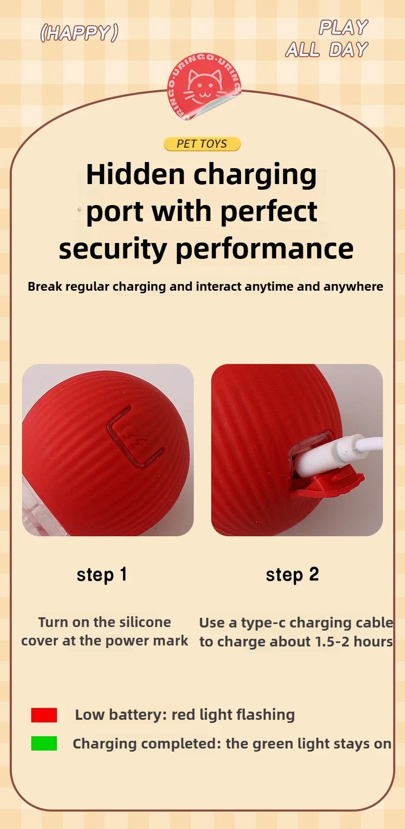 Cat / Small Dog Interactive Ball