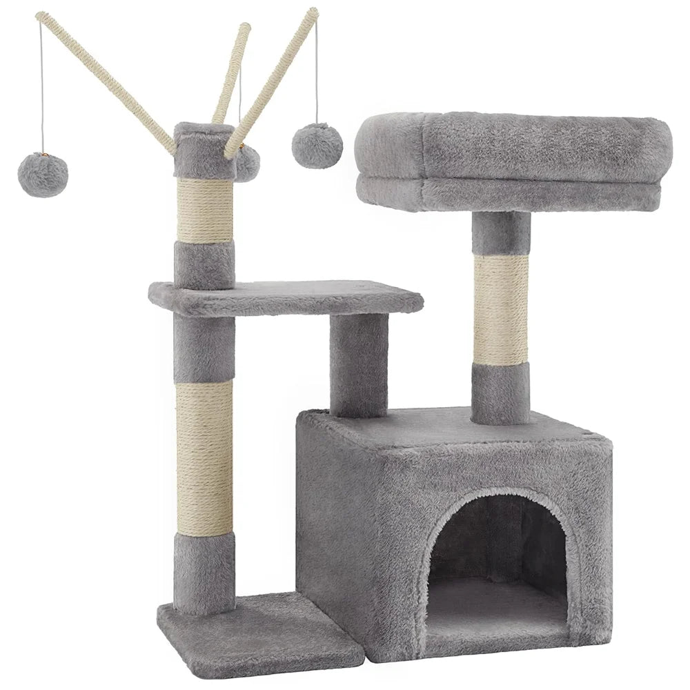 72 cm Cat Tree with Perch & Cosy Condo