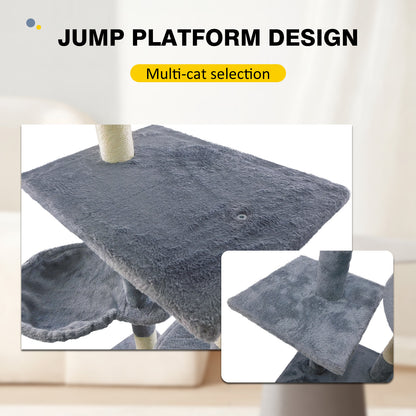 140cm Multi-Level Cat Tree Tower