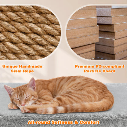 95CM Multi-Level cat tree tower (condo, scratching post, hammock)