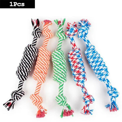 Dog Toys Carrot Knot Rope Ball Cotton Rope