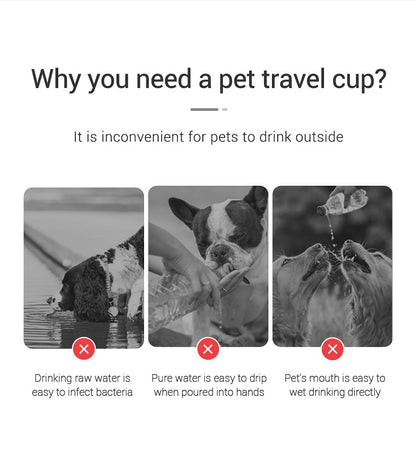 Pet Portable Water Bottle for Small/Large Dogs