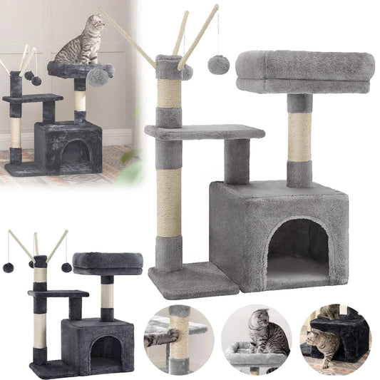 72 cm Cat Tree with Perch & Cosy Condo
