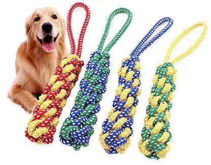 Dog Toys Carrot Knot Rope Ball Cotton Rope