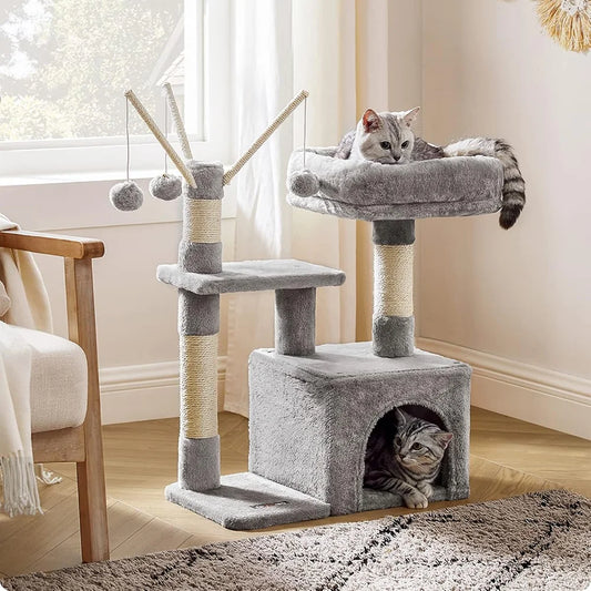 72 cm Cat Tree with Perch & Cosy Condo