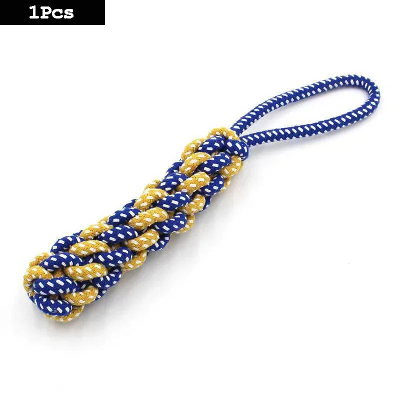 Dog Toys Carrot Knot Rope Ball Cotton Rope