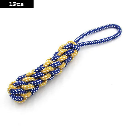 Dog Toys Carrot Knot Rope Ball Cotton Rope