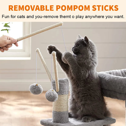 72 cm Cat Tree with Perch & Cosy Condo
