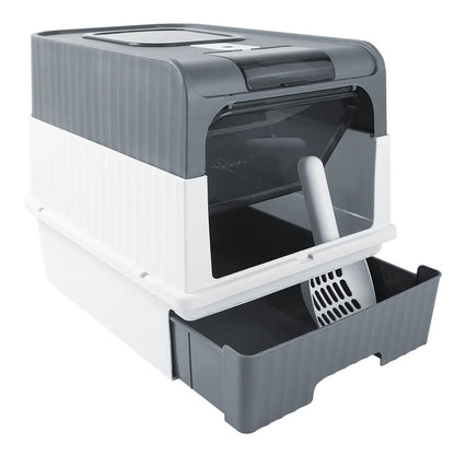 Cat Litter Box with litter scoop