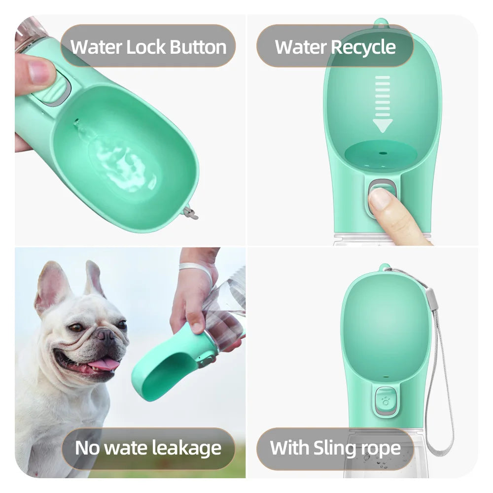 Pet Portable Water Bottle for Small/Large Dogs