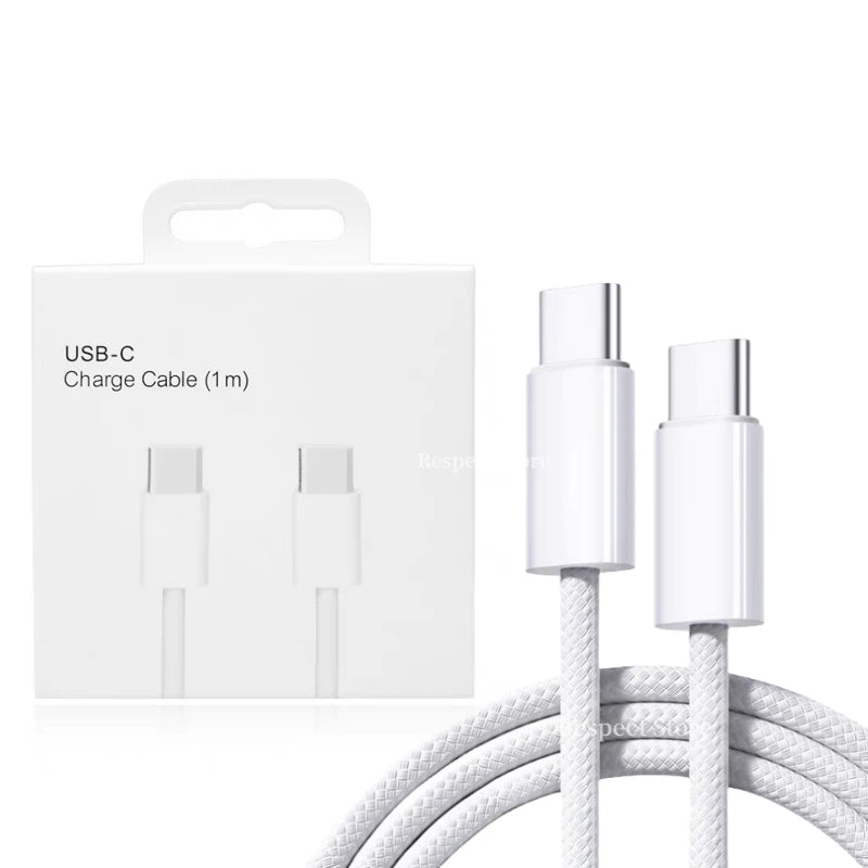 USB-C Fast Charger Cable For iPhone 15 Pro Max and Android devices