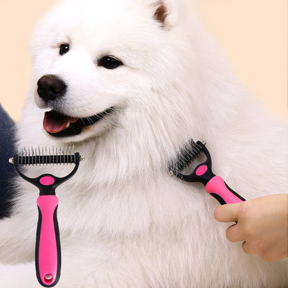Professional Double-Sided Pet Dematting Comb