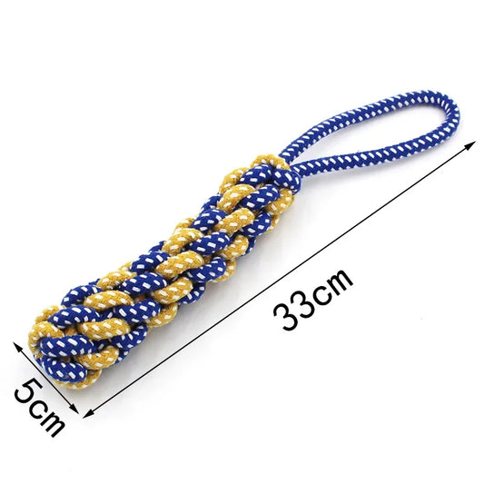 Dog Toys Carrot Knot Rope Ball Cotton Rope