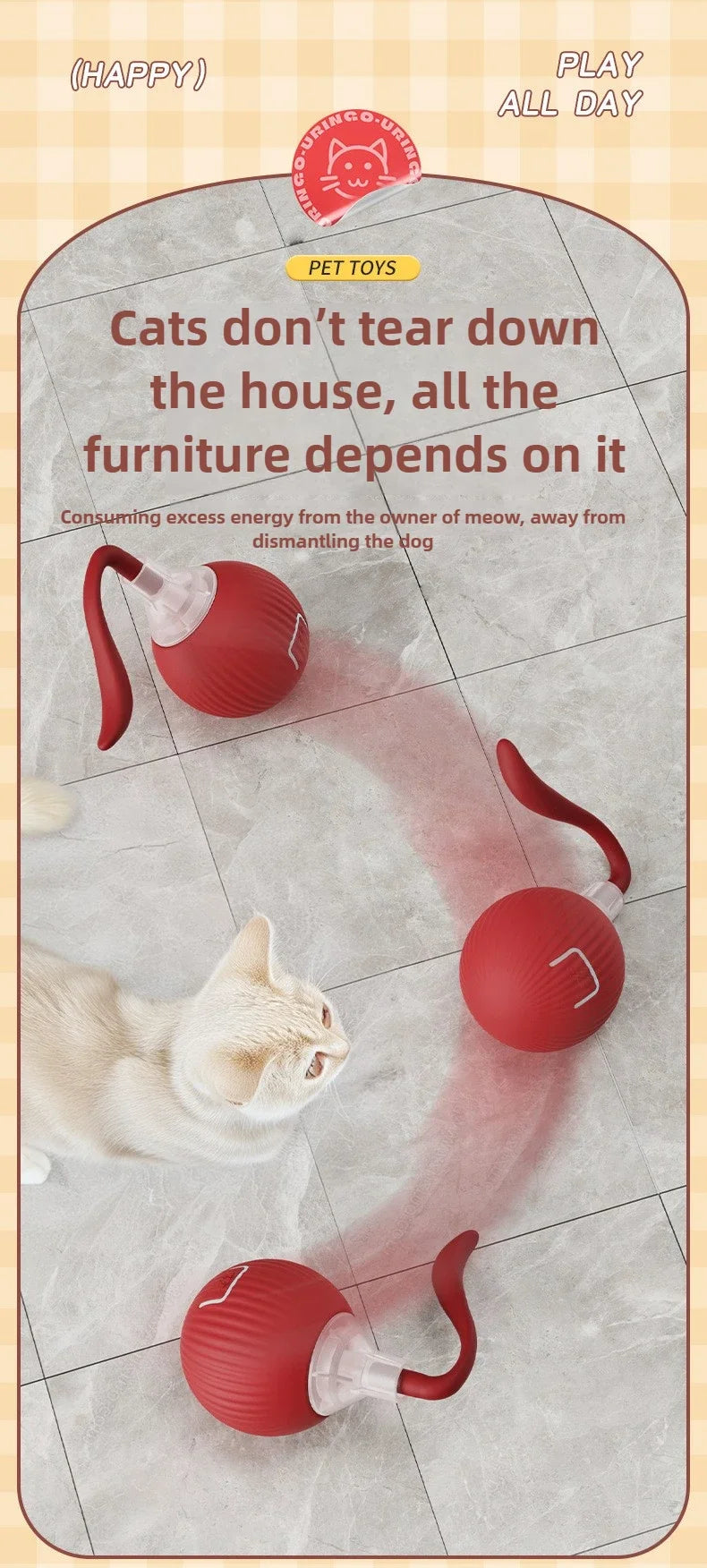 Cat / Small Dog Interactive Ball