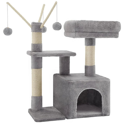 72 cm Cat Tree with Perch & Cosy Condo