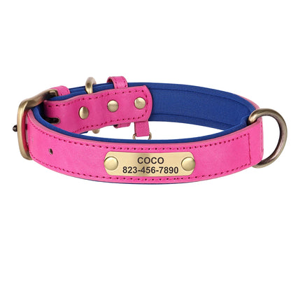 Personalized Engraved Pet Collar – Stylish, Safe & Custom Made