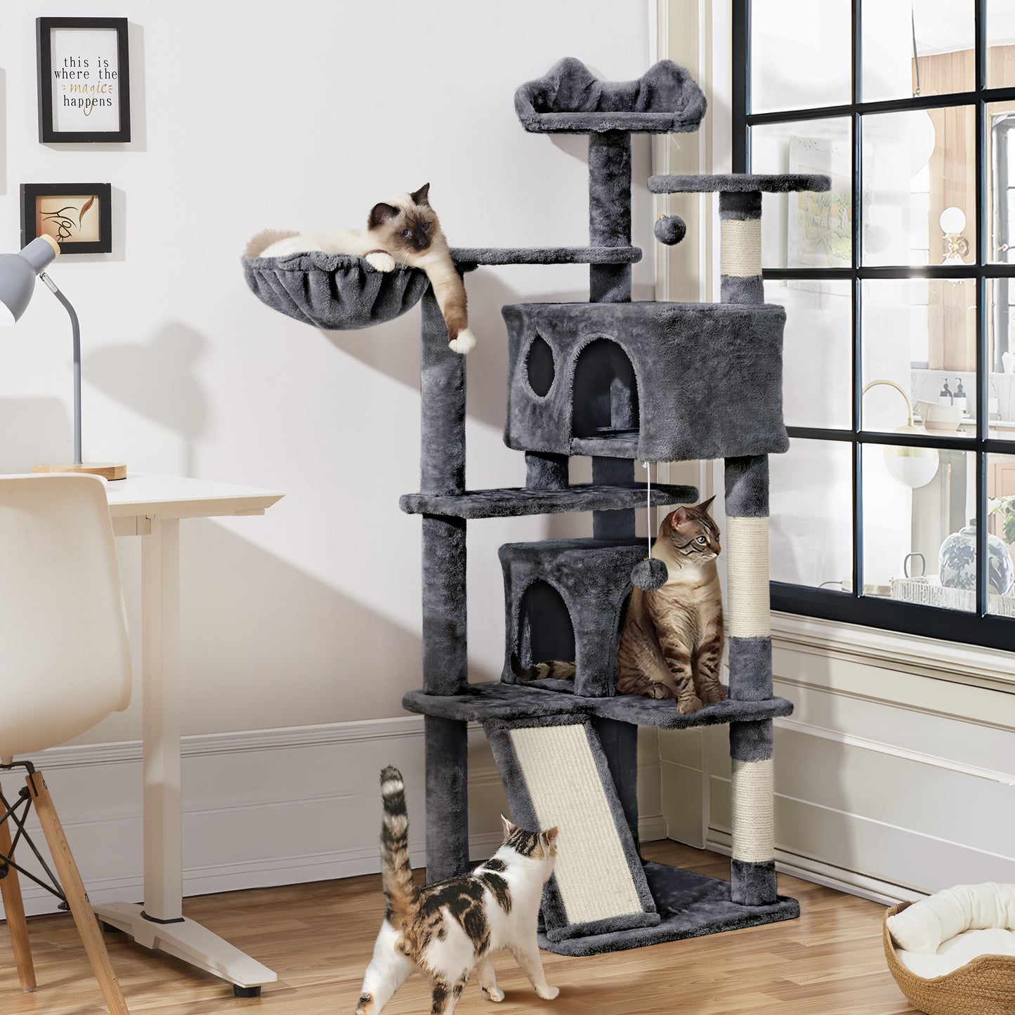Multi-Level Cat Tree Tower